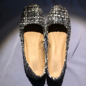 Mossimo Tweed Ballerina Flats, sized 7 1/2